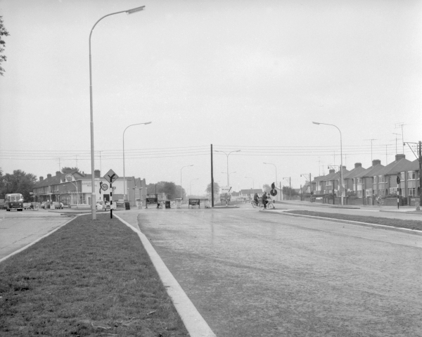 Malahide Road under construction